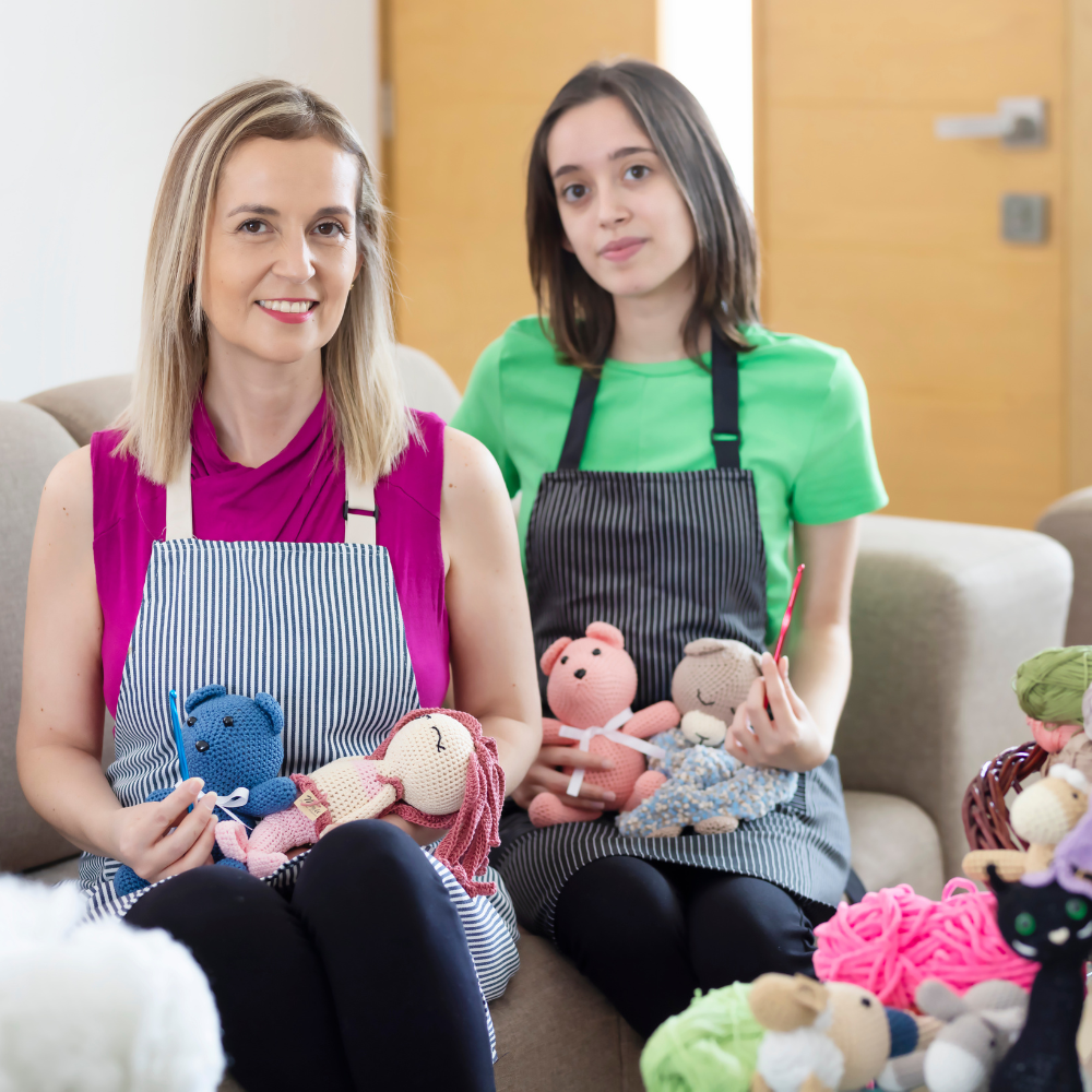 crochet making
