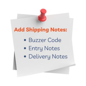 shipping notes