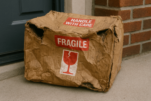damaged package