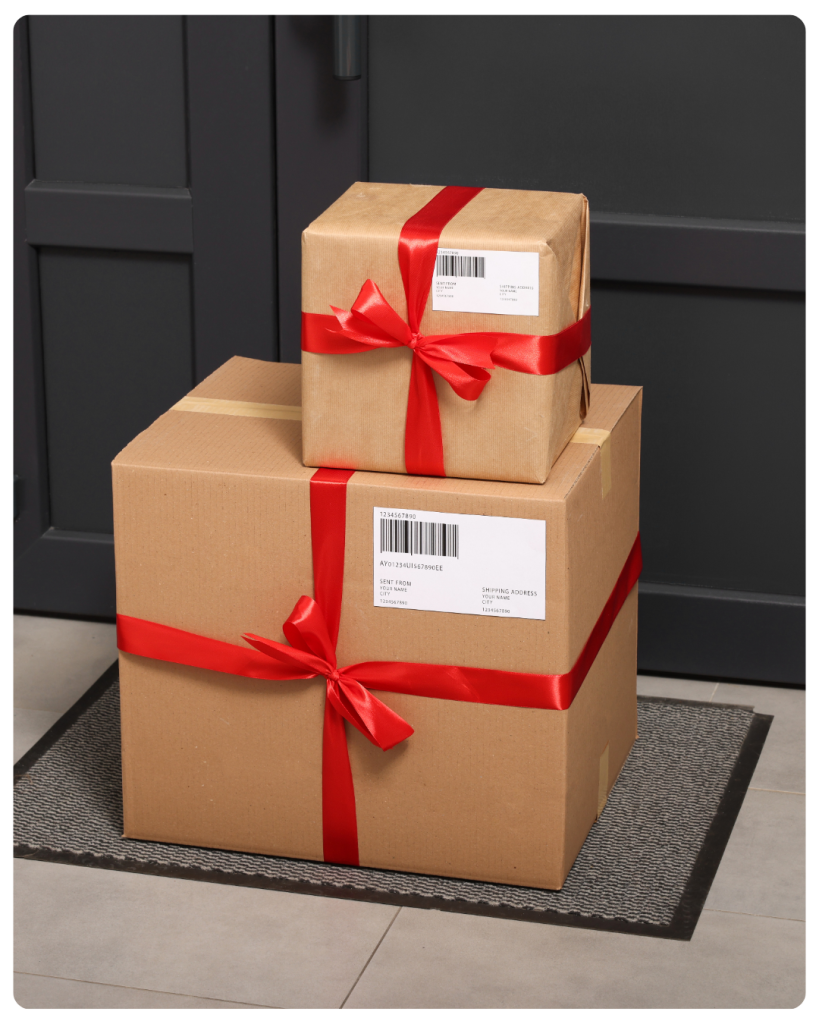 package at door