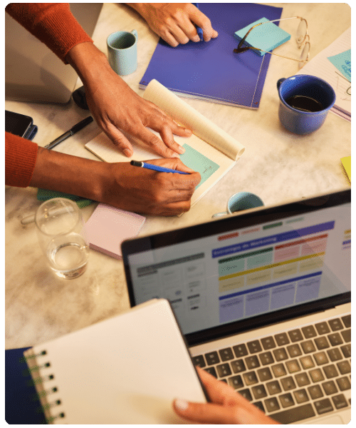 team working together